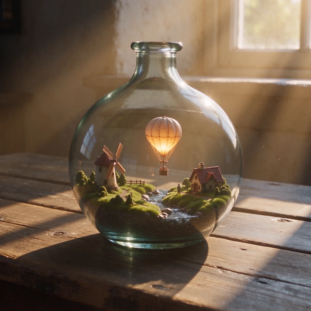 Tiny World in a Bottle
